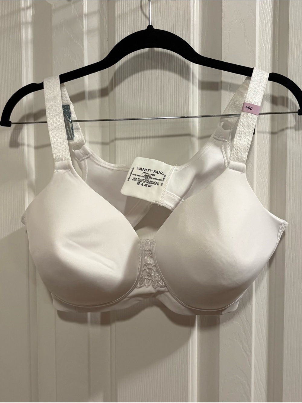 Vanity Fair Womens Beauty Back Full Figure Back Smoothing Minimizer Bra 40D